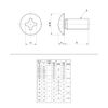 [M4x25] Truss Head Machine Screws (10 pieces) Uniqlo