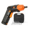 WEN 49140 4V Max Li-Ion Rechargeable Cordless Electric Screwdriver & Flashlight