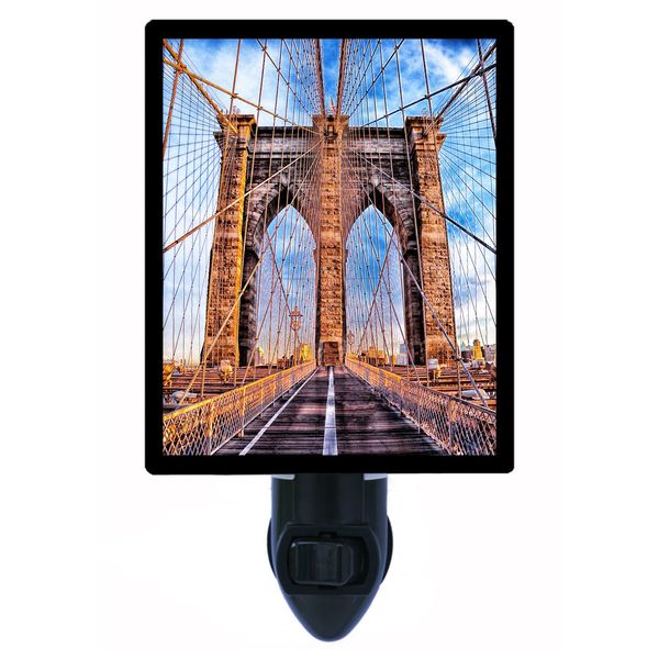 Night Light, Brooklyn Walkway, Brooklyn Bridge, Destinations LED Night Light