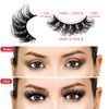 Sibba Multi-layered 5D Lashes False Eyelashes 10 Pairs Dramatic 20 mm Faux Mink Fake Lashes Pack Wispy Long Thick High Crossed Volume Fluffy Eyelash Extension Strip Eye Makeup