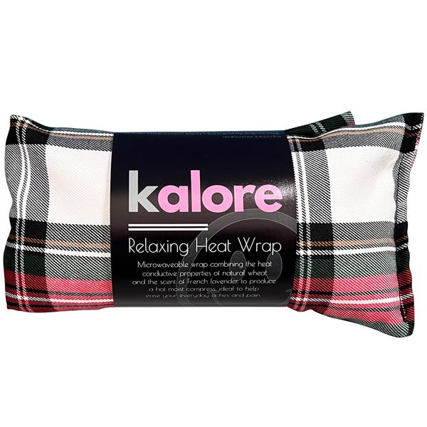 Wheat Bags Microwavable Neck and Shoulder Wrap - Relaxing Lavender Heat Bags Microwavable for Comfort - Tartan Cotton Fabric with UK Wheat Heat Bags Microwavable Compress by Kalore - Dress Stewart