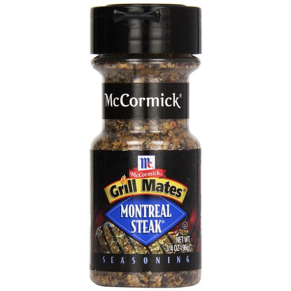 McCormick Grill Mates Seasoning - Montreal Steak - Net Wt. 3.4 OZ (96 g) Each - Pack of 6