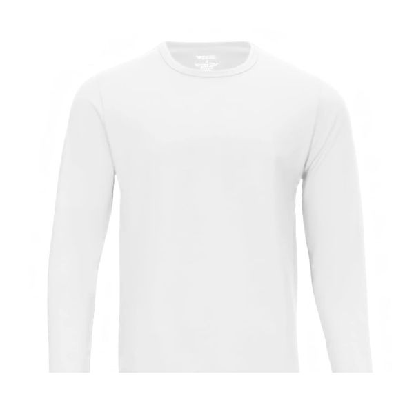 Rocky Men's Thermal Base Layer Top (Long John Underwear Shirt) Insulated for Outdoor Ski Warmth/Extreme Cold Pajamas (White - XXX-Large)