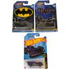Hot Wheels Batman Batmobile Set of 3 Diecast Vehicles from Basic and Premium Basic Releases