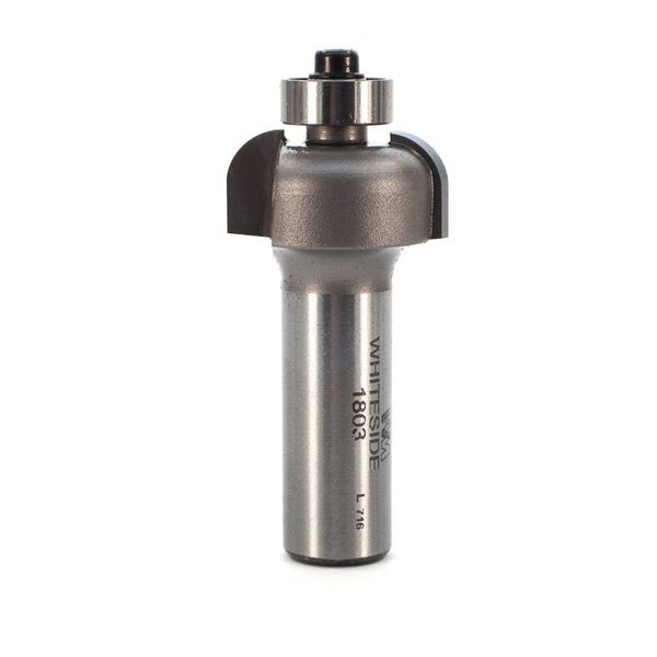 Whiteside Router Bits 1803 Cove Bit with 1/4-Inch Radius, 1-Inch Large Diameter 1/2-Inch Cutting Length