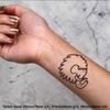 4 x 'Woolly Mammoth' Temporary Tattoos (TO00012634)
