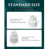 #12 Ceramic Cup White TIG Welding Cup fit Torch WP 9/20/25 Series with 3/32” Diffuser 5pk