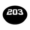 203 Area Code New England Southwestern Connecticut PopSockets Swappable PopGrip