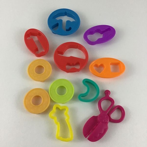 Play-Doh Shape Design Cutters Replacement Parts Mold Tools Scissors Hasbro Toy