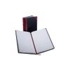 Boorum & Pease® Account Record Book, 8 5/8" x 14 1/8", Record Ruled, 300 Pages, Black/Red
