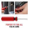 8PCS Blue Auto Valve Caps - Universal Plastic Stem Covers Easy Install