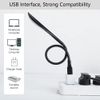 Cerioll USB Connection Reading Lamp, USB Gooseneck, 3 Colour Temperature Modes