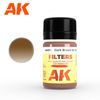 AK Interactive AK076 Dark Brown Filter for Nato and Green Enamel 35ml - US