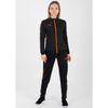 JAKO Damen polyesterjas Polyesterjacke Challenge, schwarz/neonorange, 36 EU