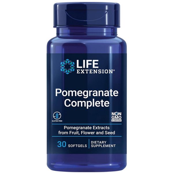 POMEGRANATE COMPLETE HEART HEALTH FRUIT EXTRACT 30 Sofgel LIFE EXTENSION