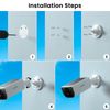 Wansview 2K Wireless Outdoor Solar Security Camera System AI Motion Detection
