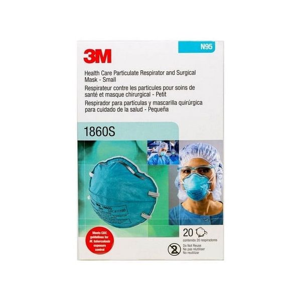 3M N95 MASK, 20 Per BOX 1860S