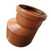SHMOX 160mm 6 Spigot to 110mm 4 Single Socket Reducer Adapter Underground Drainage Soil Pipe Coupling