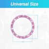 Car Bling Crystal Rhinestone Engine Start Ring Decals, 2 Pack Car Push Start But