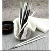 Cesa Beams Scandinavian Cutlery Set Chopsticks (Black Silver)