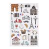 Hobbyfun GLOSSY Stickers France Sheet 10 x 15 cm