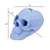 Ceramic Fireplace Skull For Fireplaces Halloween Decor Fire Pits BBQ - Blue