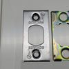 Schlage 12-627 Deadbolt Faceplate Conversion Kit Satin Chrome 1-1/8" Square Corn