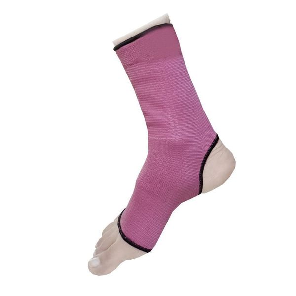 2Fit 1Pair Ladies Pink Ankle Foot Brace Support Pads MMA Gym Pain Injury Relief (MEDIUM)