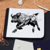 Azeeda 'Taurus Bull Jumping' Wallet (WL00024261)