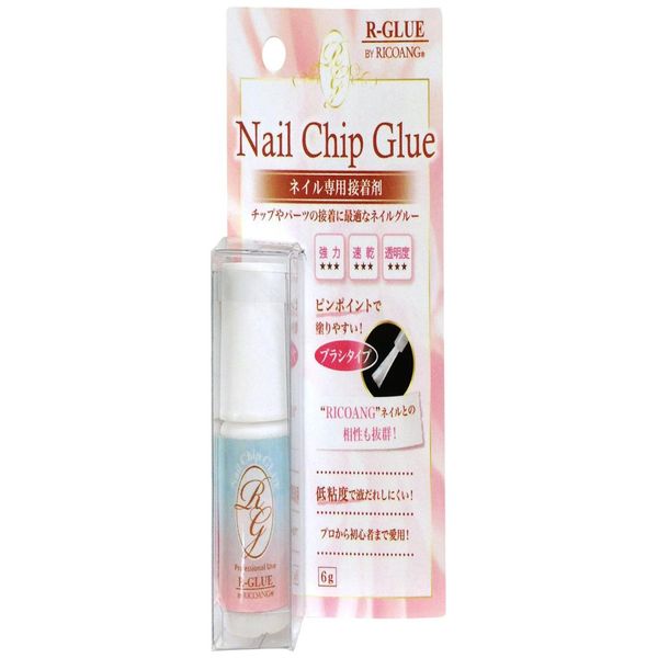 Wing Beat Wing Beat Nail Tip Glue R-GLUE BY RICOANG RG-01 R-GLUE 6 grams (x 1)