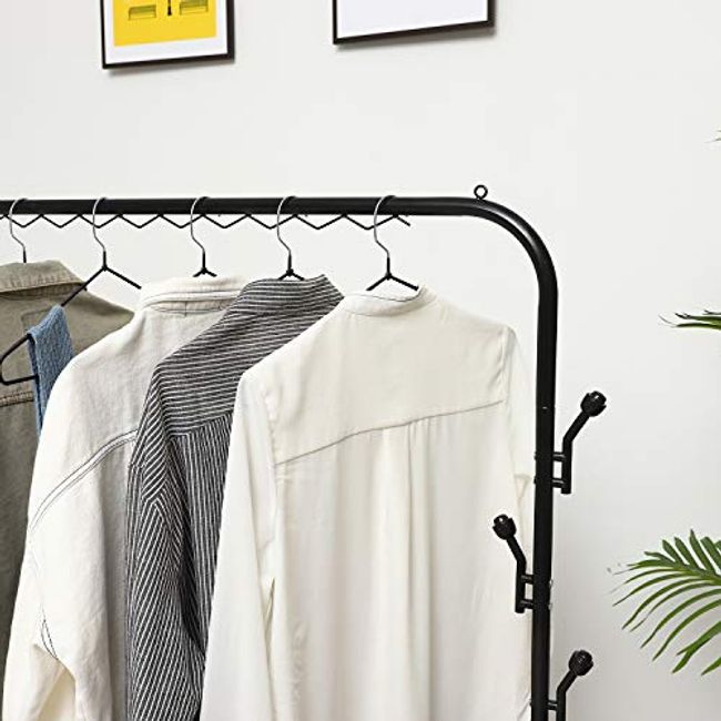 Black Rubber Space-Saving Hangers