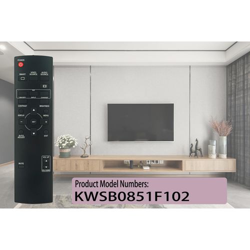 KWSB0851F102 Replacement Remote fit for Philips LCD Computer Monitor 098GRABDANEPHW BDL3245E BDL3215E BDL4645E BDL4225E BDL4245E BDL3245E/00 BDL4645E/00 BDL4225E/00