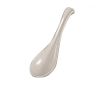 Thunder Group 7000W 1 oz White Melamine Serving Spoon - 1 Doz