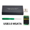 chenyang USB 3.0 to mSATA SSD Hard Disk Box Mini PCI-E 1.8" mSATA 52Pin Enclosure Adapter