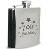 70th Birthday Hipflask