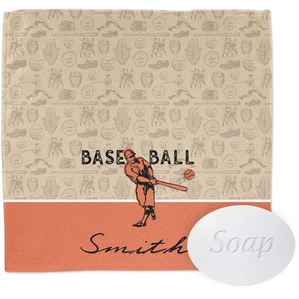 YouCustomizeIt Personalized Retro Baseball Washcloth