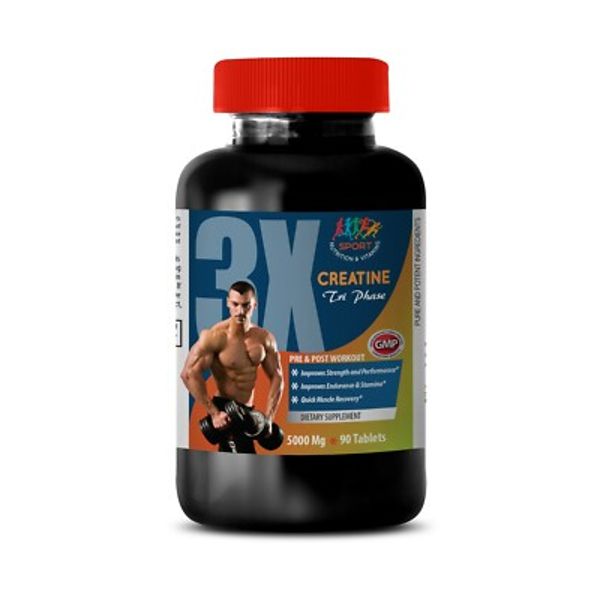 Promotes Vascular Health - CREATINE TRI-PHASE 5000mg - Creatine Monohydrate 1B