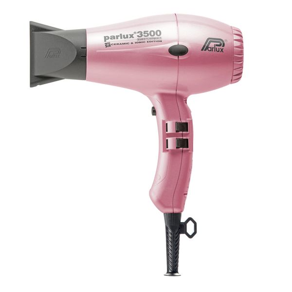 Parlux Professional Hair Dryer 3500 SuperCompact Ceramic + Ionic Pink