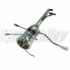 30" Steering Column No Key & Shift Indicator W/ Wheel Adapter Chrome Automatic