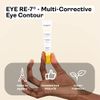 NUBIANCE - EYE RE-7, 15ml - Multi-corrective eye contour, Anti-dark circle, Anti-puffiness, Firming and anti-oxidant, Moisturising and anti-wrinkle - Combats uneven pigmentation and blemishes