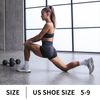 BATHRINS Womens Crew Socks Thickened Bottom Performance Cushioned Athletic Hiking Running Socks, 3-Pack (US, Numeric, 5, 9, Regular, Regular, 3, White)