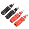 uxcell Binding Post Speaker Terminal for 4mm Banana Plug Red Black 4pcs