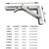 White Folding Shelf Brackets Max. Load 220 lb, Heavy Duty DIY Wall Mounted Shelf Bracket Space Saving for Table Work Bench (8 INCH-2PCS)