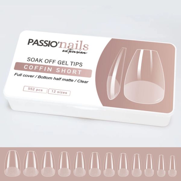 Passio'Nails American Capsules (Short Coffin S)