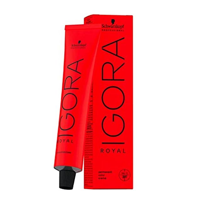 Schwarzkopf Igora Royal 8-77 - Light Blonde Copper Extra Hair Colour / Tint 60ml Tube by Igora Royal