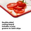 OXO Outdoor Kitchen Cutting Board & Tray,White