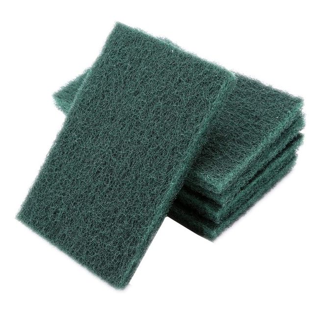 Scotch-Brite Scouring Sponge, For Kitchen, Non-Woven Fabric, Abrasive Particles, Cleaning, Commercial Use, For Kitchen, Oil Stain Remover, Strong Grime Remover, Set of 5