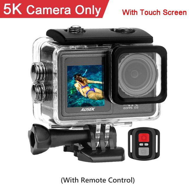 Action Camera Sony Lens 2.0-inch Lcd Eis Dual Screen 4k 60fps 20mp Wifi Video  Recording Waterproof Sports Cam - Sports & Action Video Cameras - AliExpress