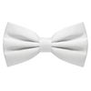 RBOCOTT White Pre-tied Bow Tie Adjustable Bowtie for Men(26)