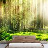 wall26 - Forest - Removable Wall Mural Self-Adhesive Large Wallpaper - 66x96 inches